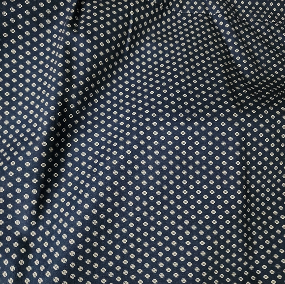 Express Fitted XL 17.5 Flower Geometric Design Dress Shirt - Picture 13 of 16